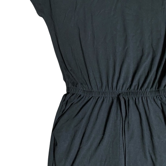 PRETTYGARDEN Black Off Shoulder Jumpsuit Romper Elastic Waist Pockets NWT Small - Picture 5 of 12